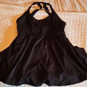 Black Halara Softlyzero Airy Workoutdress 2x